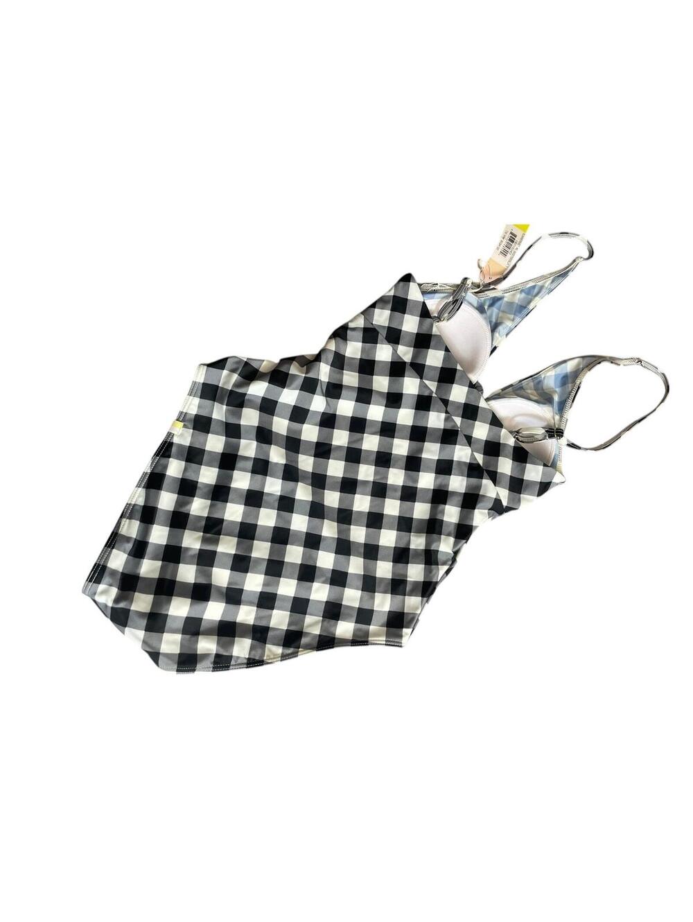 Summersalt The Jetsetter One-Piece Swimsuit NWT In Gingham in Sea Urchin Size 2 - Picture 2 of 9